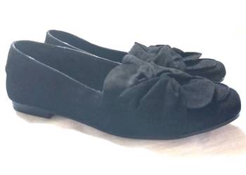 Buty damskie Lordsy czarne r. 38 zamsz EKO stan bdb