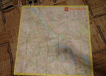 plan/mapa Warszawy z 1981 r.