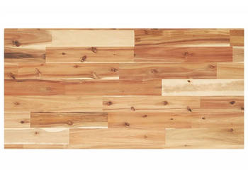 Blat do łazienki 120x40x2 cm olejowane drewno akacjowe WM-3279690