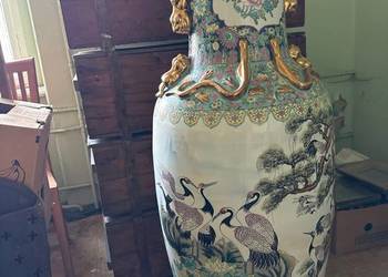 Ogromny porcelanowy dzban 134cm wazon amfora antyk