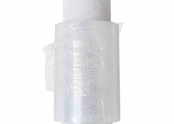 Folia stretch Mini rap 0,25 kg 10 cm fi38 ręczna transparentna 12szt