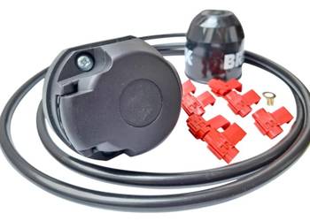 WIĄZKA 7 pin 7x0,75 INSTALACJA UNIWERSALNA HAK HOLOWNICZY GNIAZDO +OSŁONKA