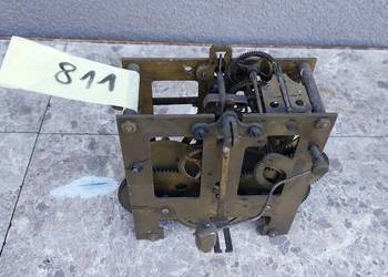 811 Mechanizm starego zegara ściennego GB P42 Gustav Becker uszkodzony