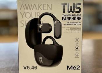 Słuchawki bezprzewodowe - BLUETOOTH M62 OPEN EAR V5,46 Słuchawki bezprzewodowe - BLUETOOTH M62 OPEN EAR V5,46