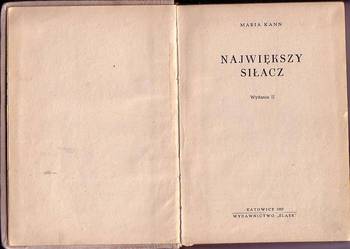 (6757) NAJWIĘKSZY SIŁACZ – MARIA KANN