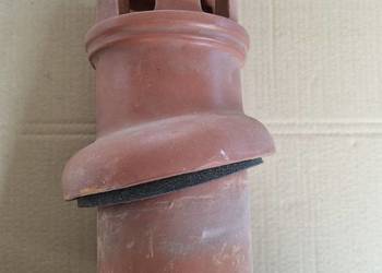 Kominek wentylacyjny 10 cm, ceramiczny miedziany.