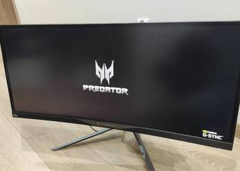 Monitor zakrzywiony Acer PREDATOR X34 Abmiphz NVIDIA G-Sync Gamingowy 34"