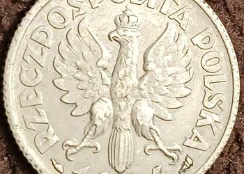 1 zł Żniwiarka 1924 r. mennica Paryż - oryginał