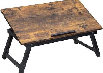 Podstawka pod laptopa 60x35 cm stolik do łóżka składany rustykalny