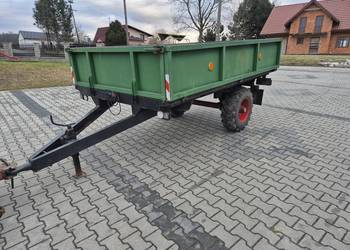 Przyczepa jednoosiowa sztywna