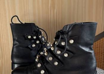 Skórzane buty Zara