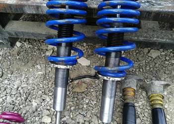 zawieszenie gwintowane gwint amortyzatory sprężyny tuleje VW Passat B5