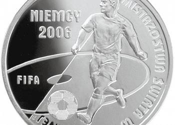 moneta Polska 10 złotych, 2006 Mundial Niemcy 2006