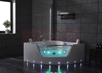 Wanna z hydromasażem LS-3320 narożna 140cmx140cmx59cm chromo