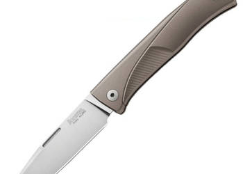 Nóż składany LionSteel Thrill Bronze Titanium, Satin M390 by Molletta (TL…