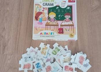 Trefl - Znam, bo GRAM. ALFABET, 32 dwustronne puzzle edukacyjne, 32 element