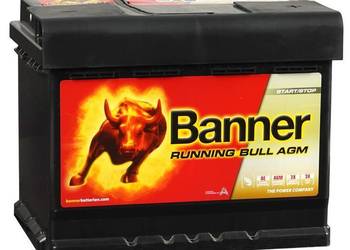 Akumulator 60ah 640A Banner Running Bull AGM