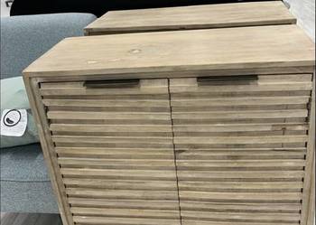Komplet 2 designerskich szafek drewnianych, możliwość zakupu Jednej sztuki