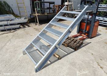 Schody metalowe wema wejście na 150cm loft