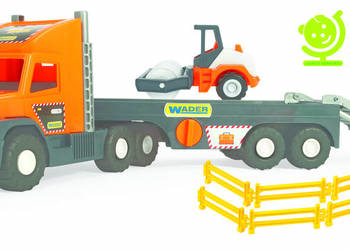 Wader Auto Super Tech Truck laweta z walcem