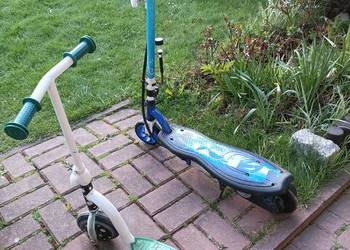 Hulajnoga elektryczna dla dzieci,NOWE akum.+ładowarka i druga zwykła