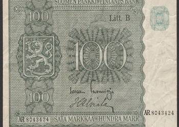Finlandia	100 markkaa marek 1945