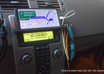 Uchwyt na telefon i okulary do Volvo C30, S40, V50, C70