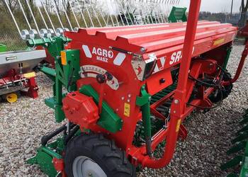 Siewnik Agromasz z talerzem czyszczącym