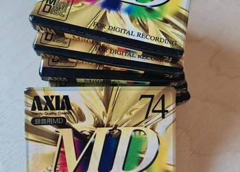 MiniDisc MD AXIA 74 min. nowe, w oryginalnej foli