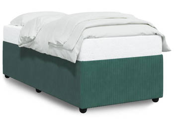 Rama łóżka bez materaca ciemnozielone aksamitne 80x200 cm WM-3284973