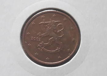 5 Eurocentów Finlandia 2002 r.