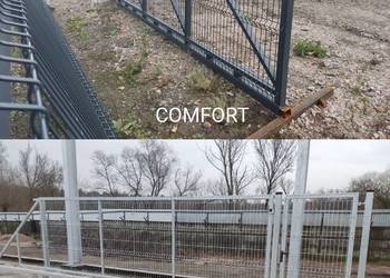 Brama przesuwna panelowa 4M COMFORT, (5M, 6M, 6,7M 7,5M światło wjazdu)