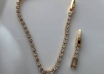 Bransoletka cyrkonie 17-19cm