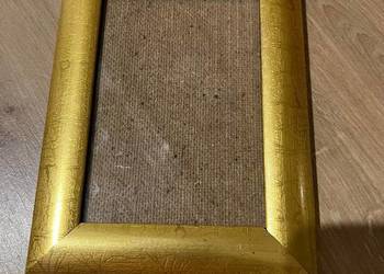 Złota piękna ramka jak nowa