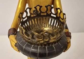 Disajnerski Świecznik 51 cm arlekin pierot