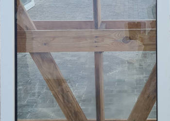 OKNA KacprzaK Witryna 75X102 FIX Używany PCV Plastikowy