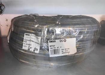 Rura gietka PVC w oplocie ze stali ocynkowanej TEAFLEX GTF27 25m