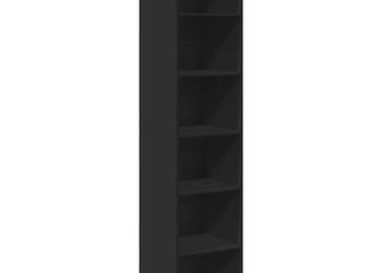 Wysoka szafka czarna 40x41x185 cm WM-3281667