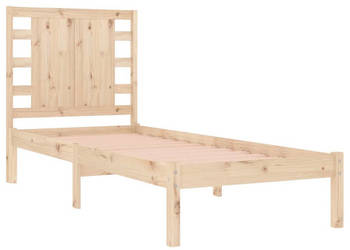 Rama łóżka bez materaca lite drewno sosnowe 90x200 cm WM-3104203