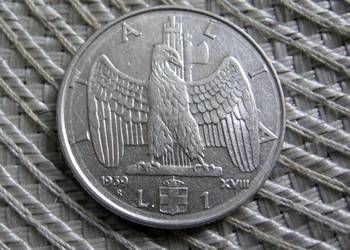 Włochy 1 Lir 1939r - Magnetyczna