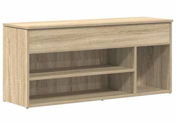 vidaXL Ławka na buty dąb sonoma 102x30,5x45 cm(SKU:859138)
