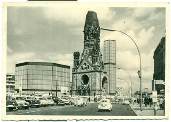 Stare zdjęcie pocztówka fotografia widokówka Berlin