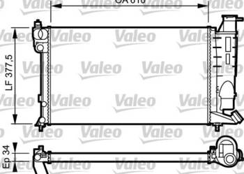 CITROEN ZX  CHŁODNICA CIECZY NOWA  VALEO 732535