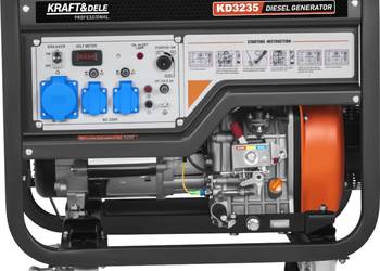 Agregat prądotwórczy DIESEL 7/8kW 230V KD3235