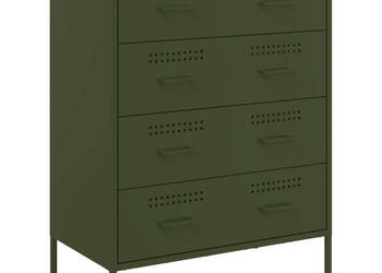 Szafka oliwkowa 68x39x89 cm stal WM-842986