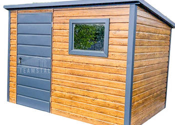 Schowek - Domek ogrodowy 3x2m - Drzwi - Okno -- Drewnopodobny  TS744