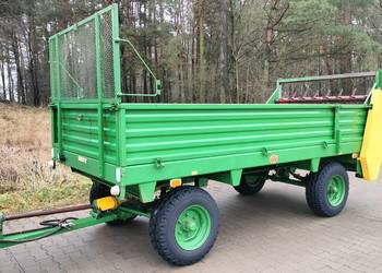 Rozrzutnik obornika dwuosiowy Czarna Białostocka 4 tony z 1994 roku stan ba