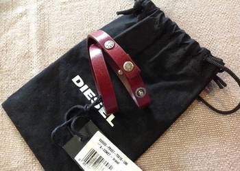 DIESEL Bransoletka Skórzana j Nowa DIESEL Bransoletka Skórzana j Nowa