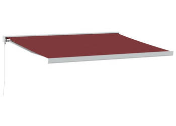 Ręcznie zwijana markiza burgundowa 400x300 cm WM-3215315