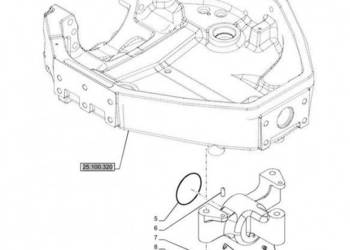 New Holland T6070 Czop zawieszenia obr 87366305